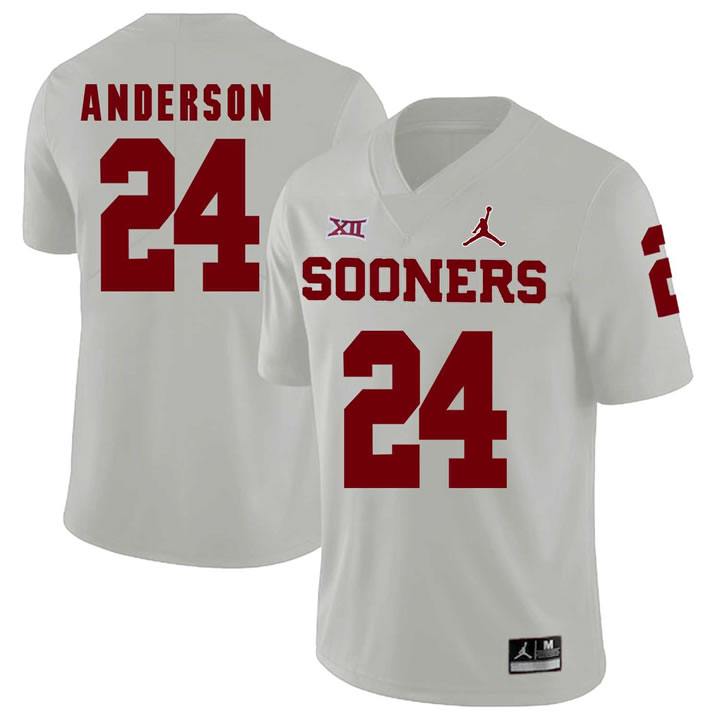 Oklahoma Sooners 24 Rodney Anderson White College Football Jersey Dzhi,We sell and wholesale Oklahoma Sooners 24 Rodney Anderson White College Football Jersey Dzhi on line form chian!